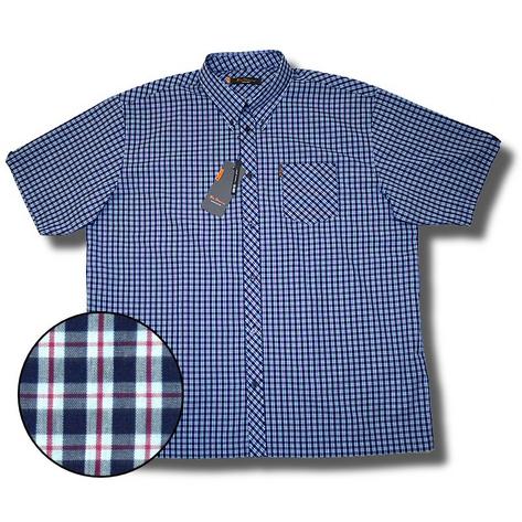 Classic Ben Sherman Oversize S/S Button Down Gingham Check Navy Red Preview